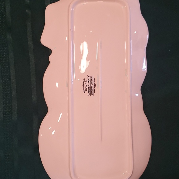 Snowman Stoneware Tray New Serve, Microwaveable, Oven safe Home Interiors - Picture 7 of 10